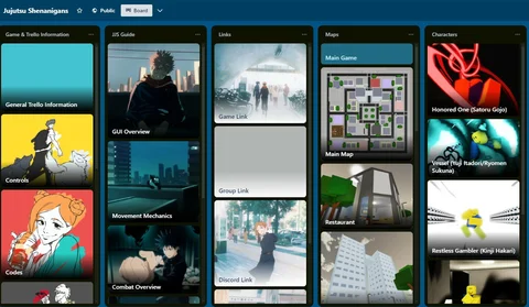 Jujutsu Shenanigans Trello