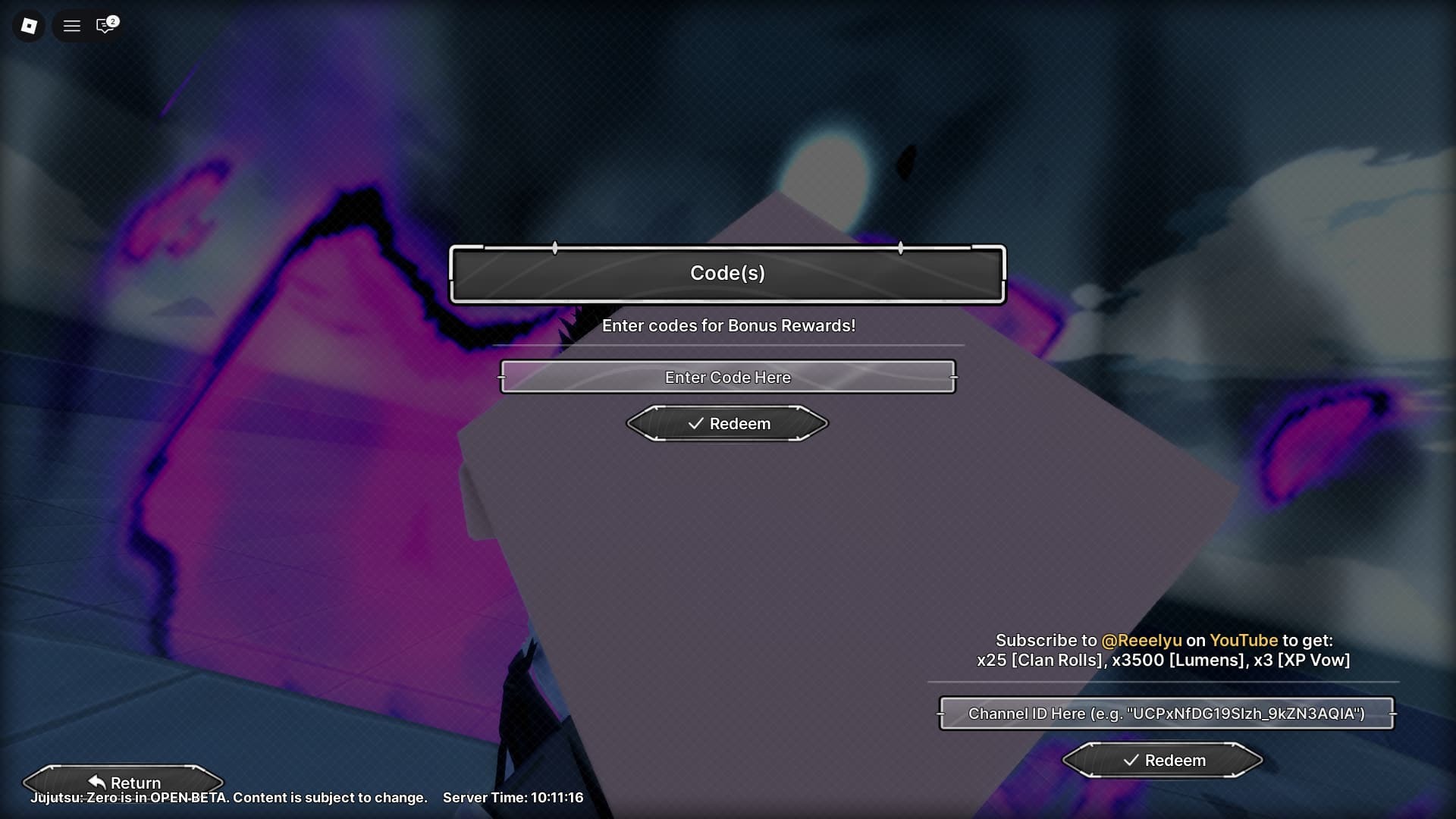 Jujutsu Zero how to redeem codes 2