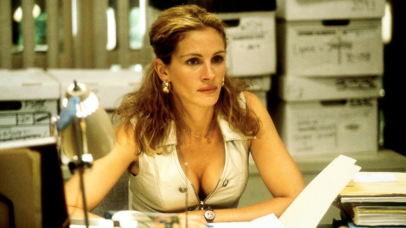Julia Roberts as Erin Brockovich