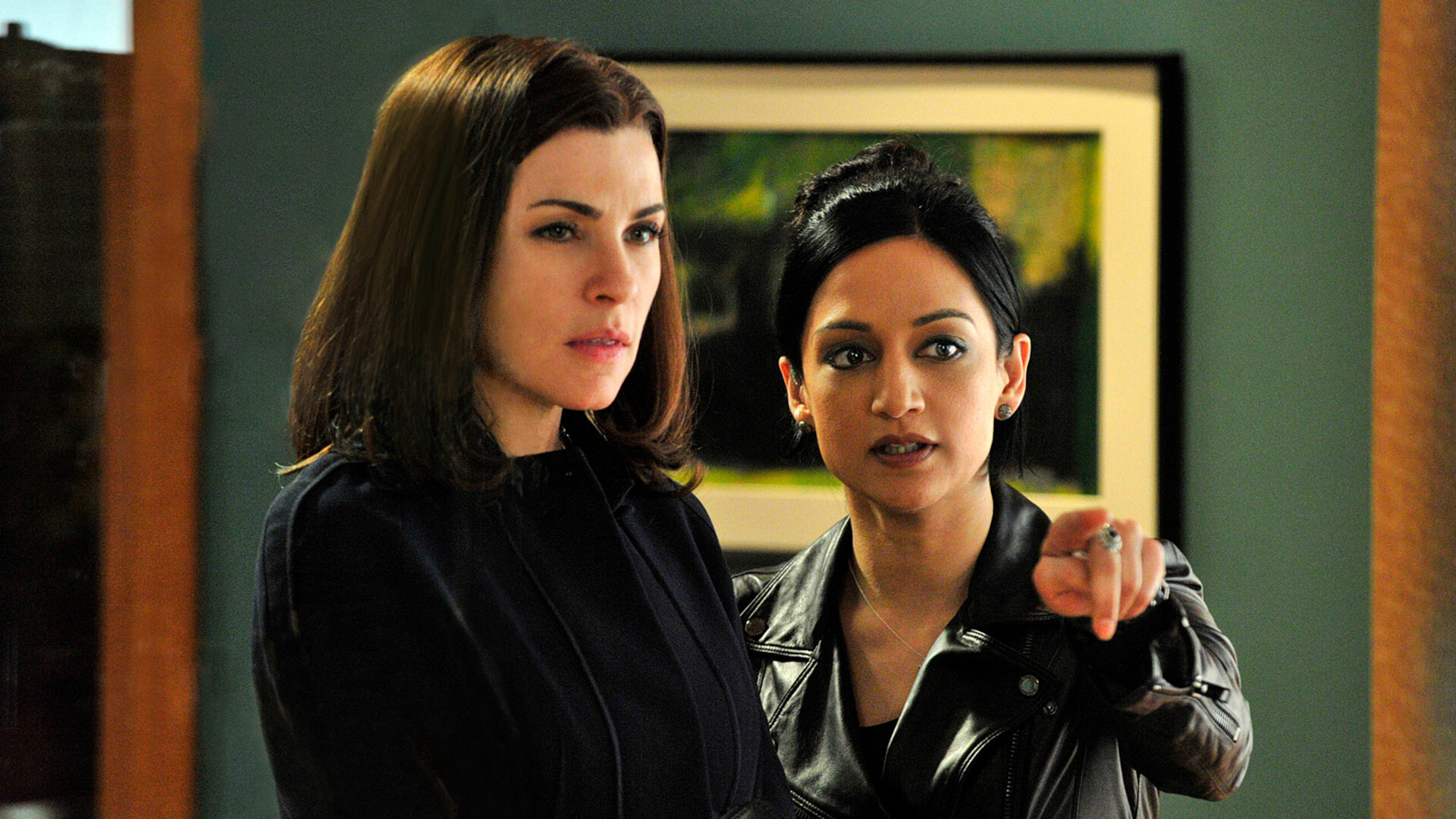 Julianna Margulies Archie Panjabi The Good Wife