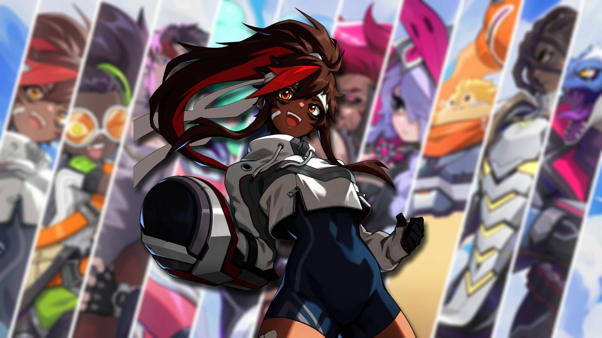 Juliette character art omega strikers