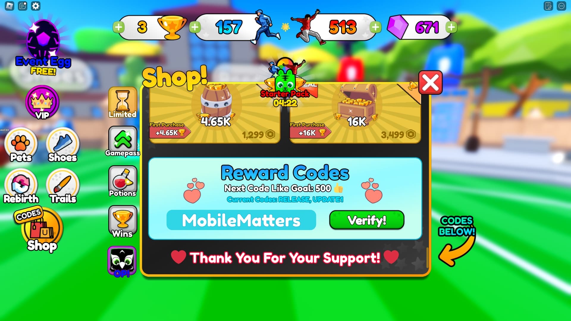 Jump Simulator how to redeem codes