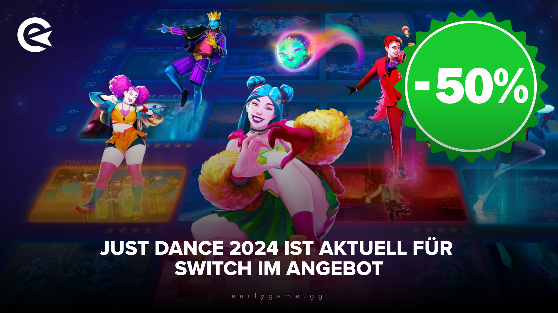 Just Dance 2024 findest du aktuell bei Amazon zu einem reduzierten Preis!