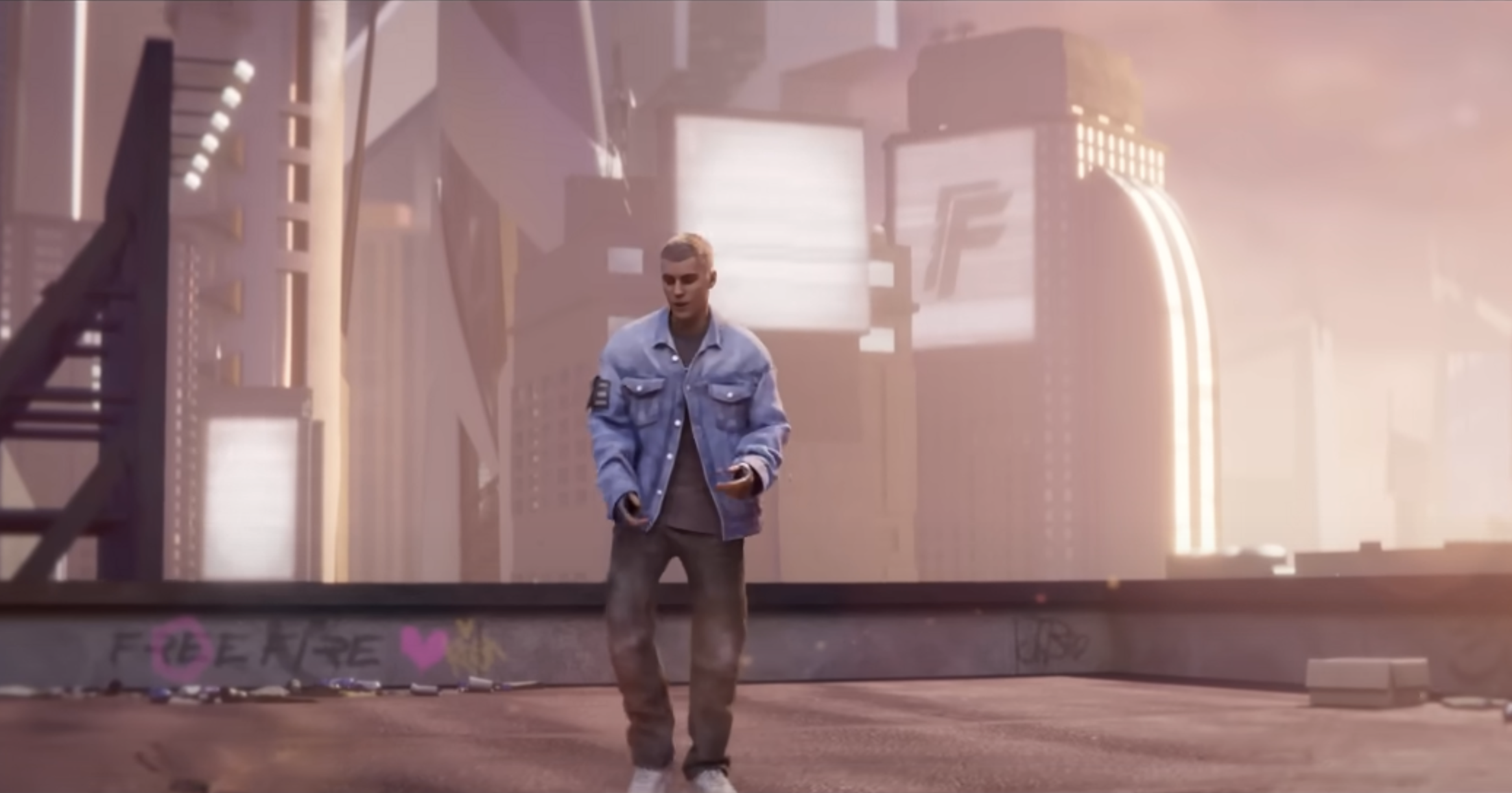Justin Bieber in Free Fire