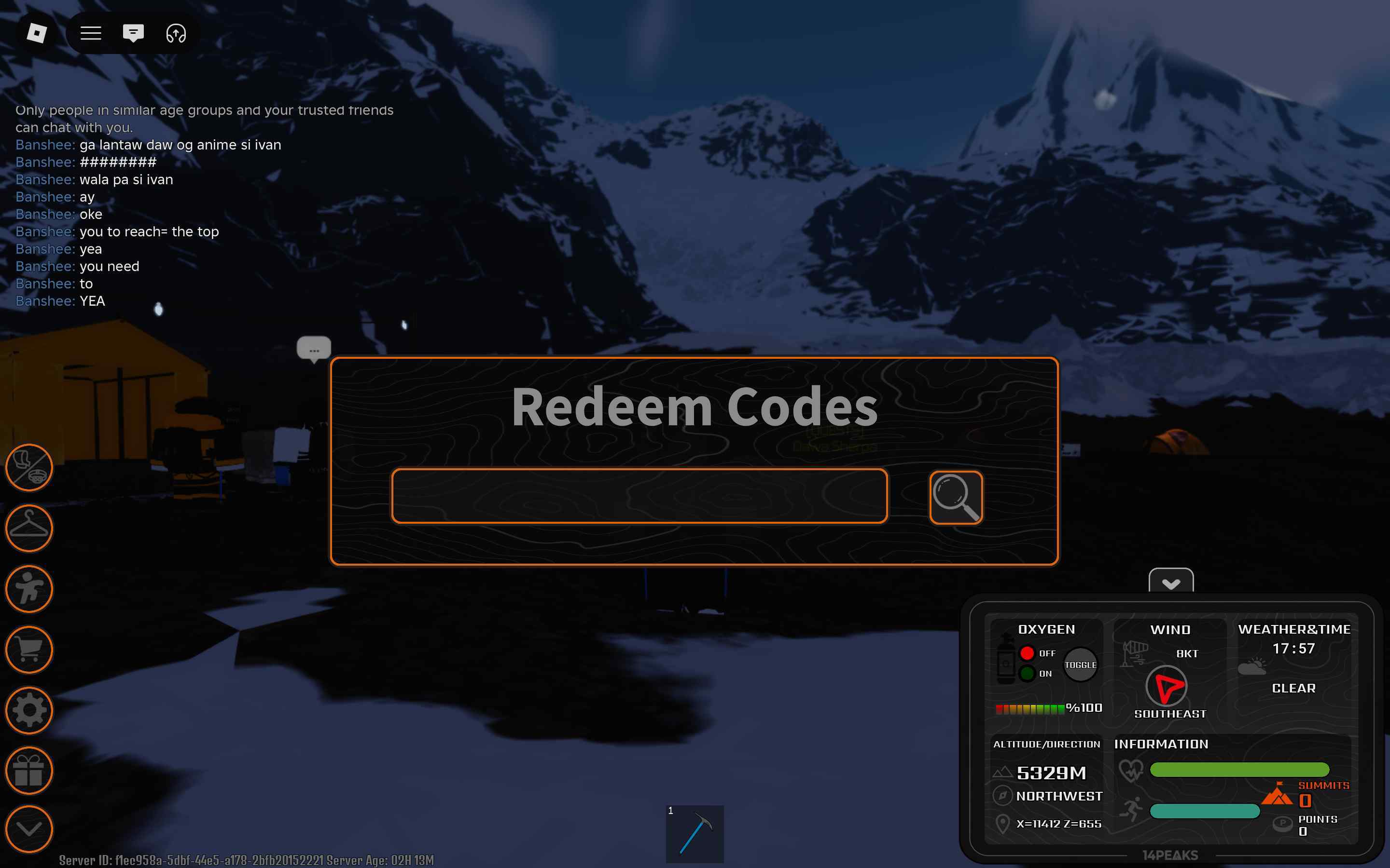K2 Climbing Simulator How To Redeem Codes 1