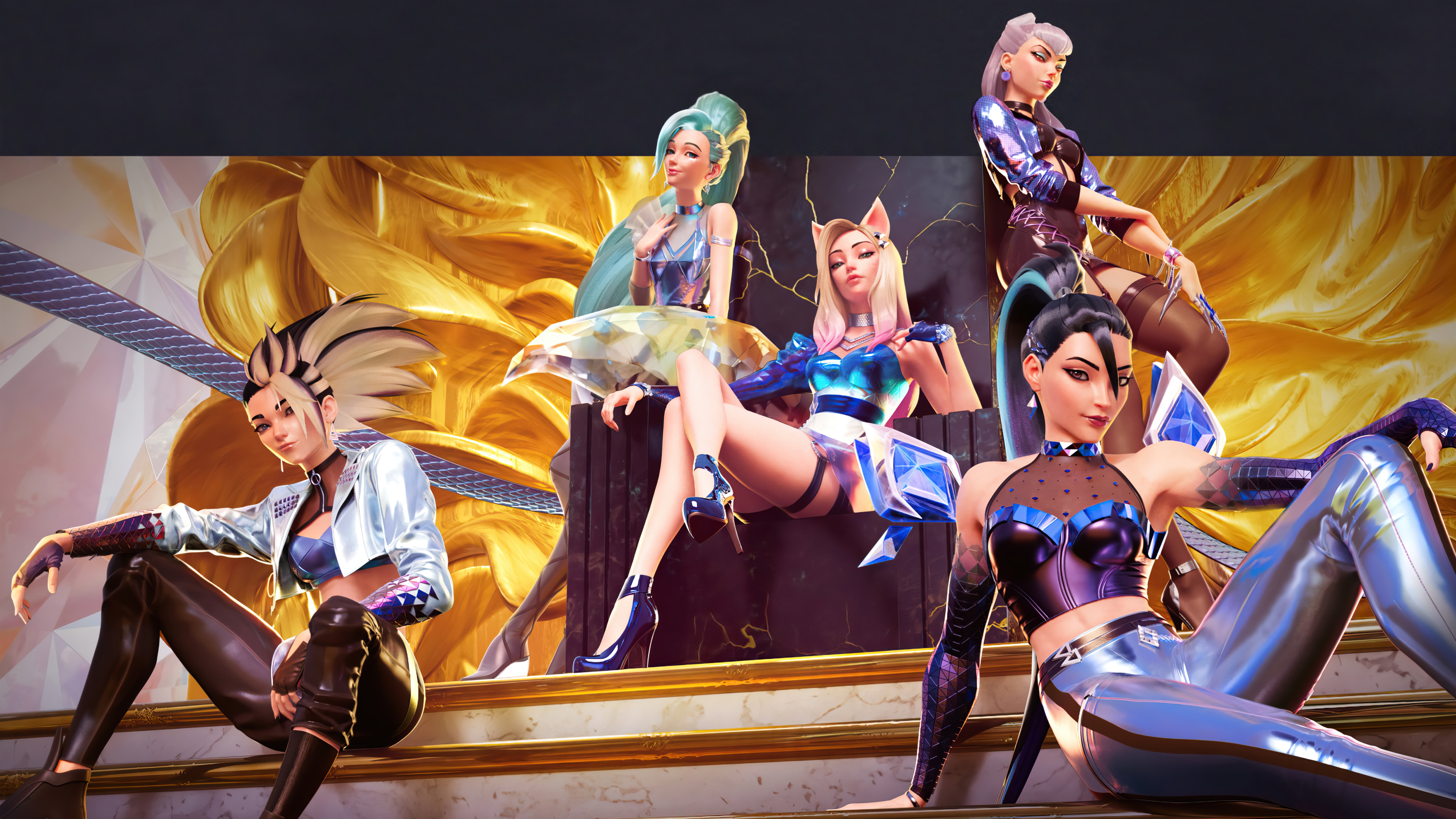 Kda Take Center Stage With New All Out Skins In League Of Legends