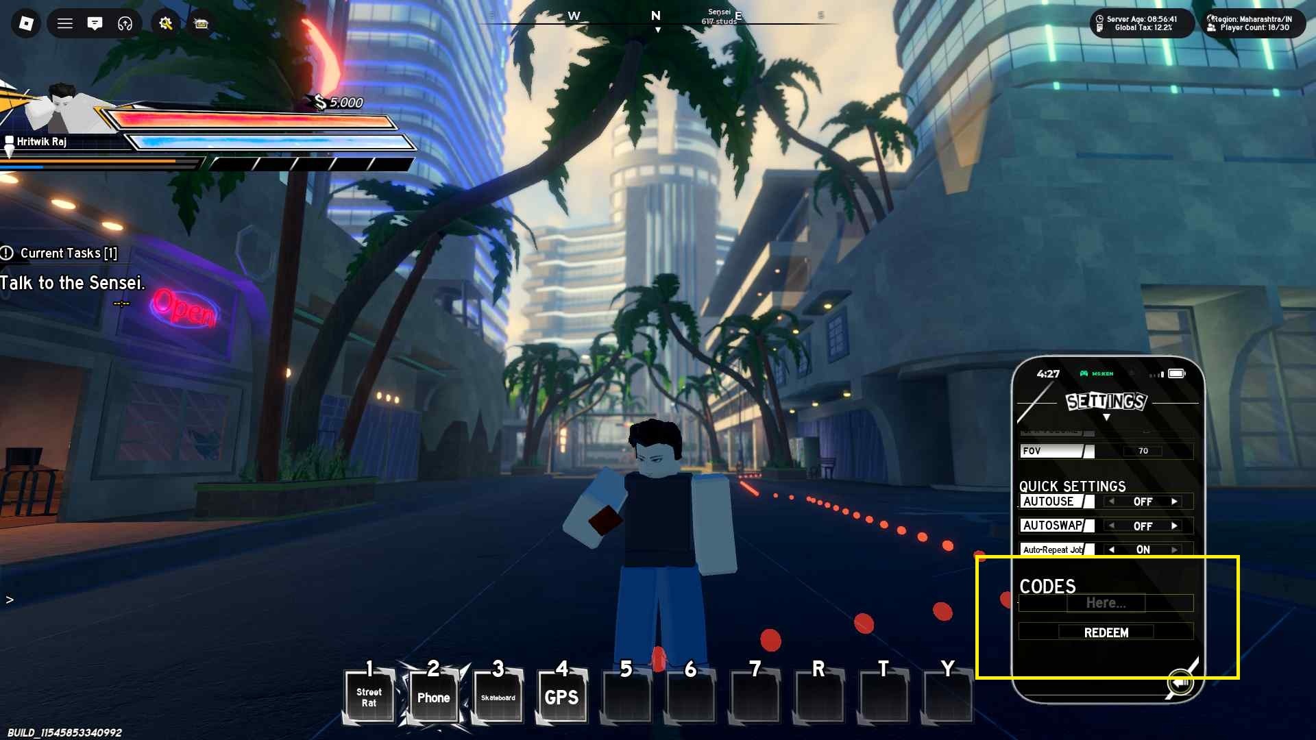 KEN How to redeem codes 4