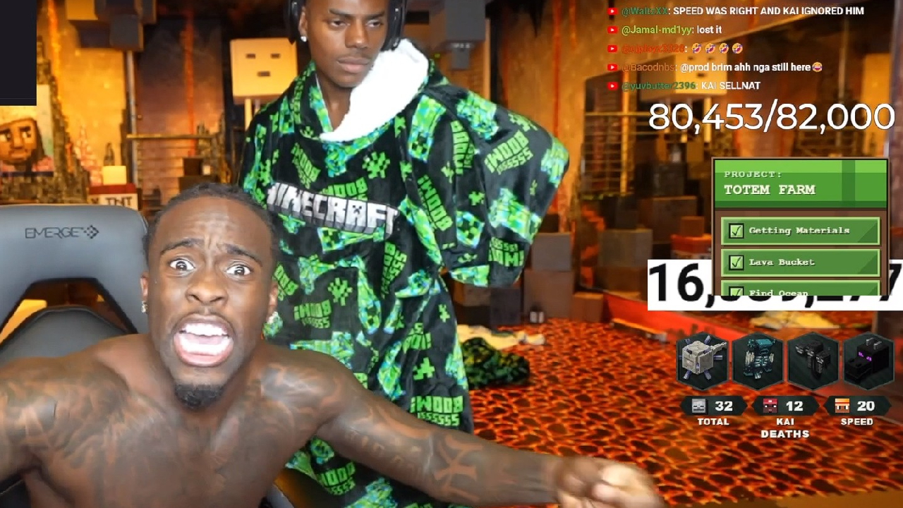 Kai Cenat X Speed Twitch