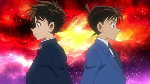 Kaito and Shinichi Conan