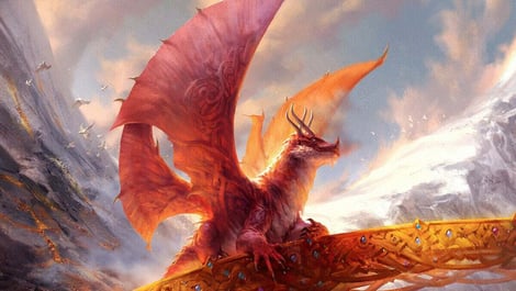 Kaldheim Goldspan dragon