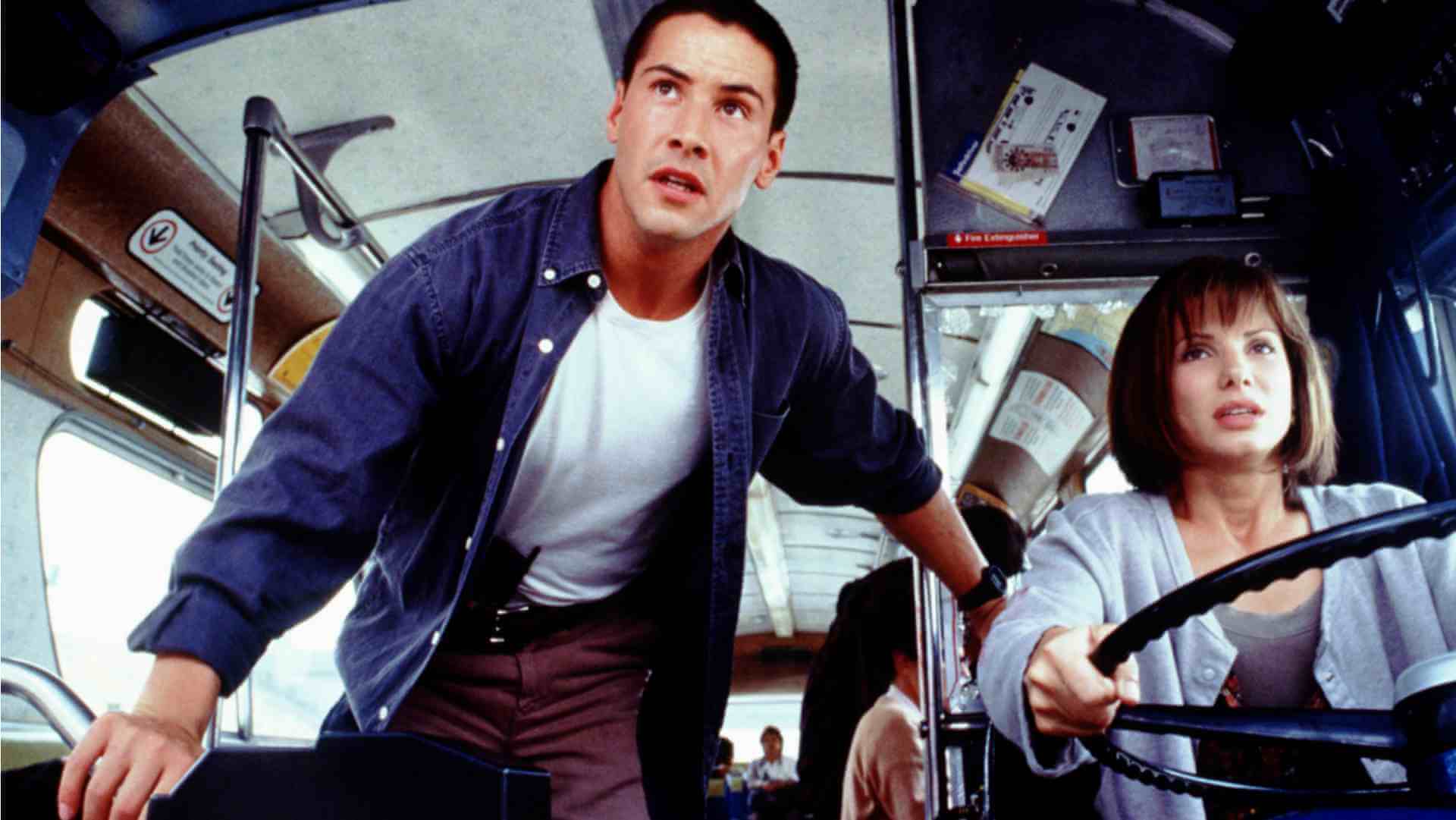 Keanu Reeves Speed 1994 jumping cars