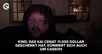 Kind das Kai Cenat 11 000 Dollar geschenkt hat kümmert sich auch um Case Oh