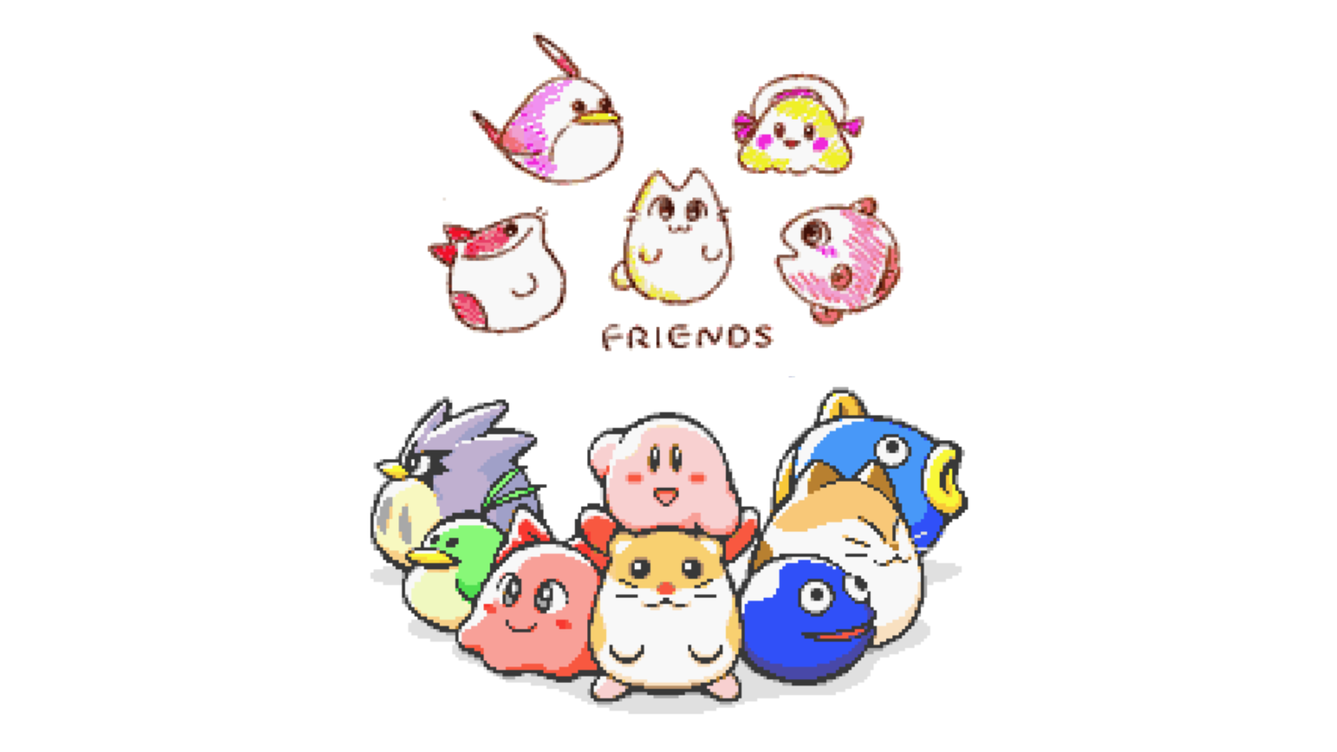 Kirby Characters Animal Friends