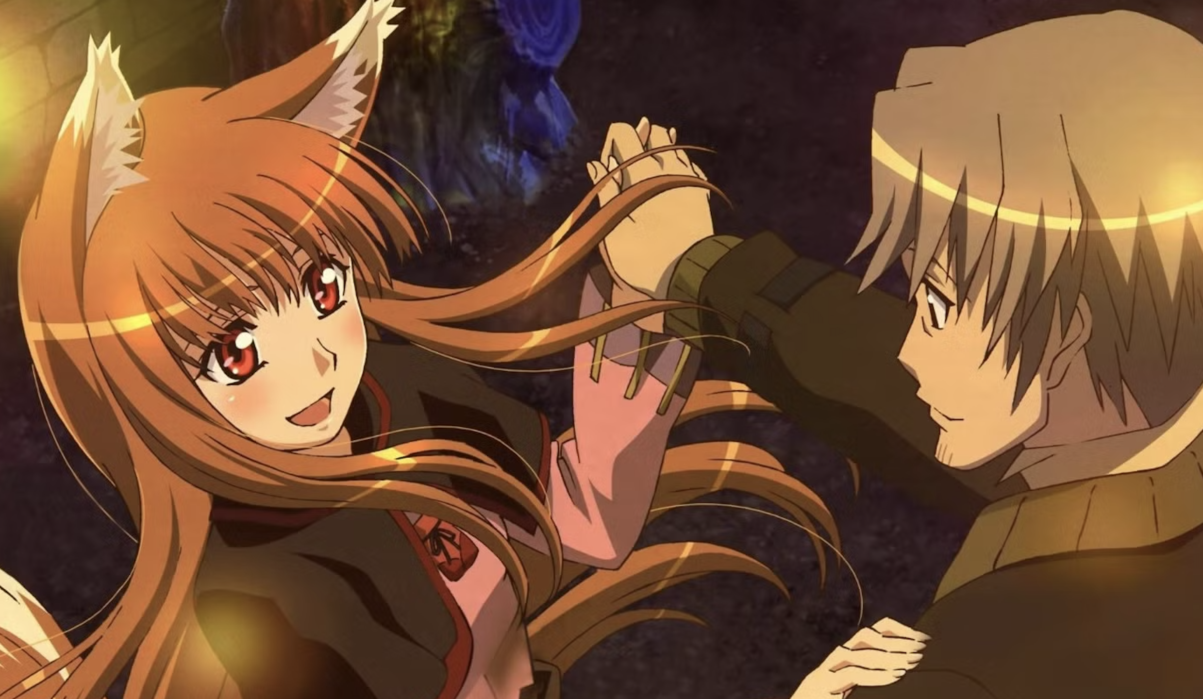 Kraft Lawrence and Holo from Spice Wolf