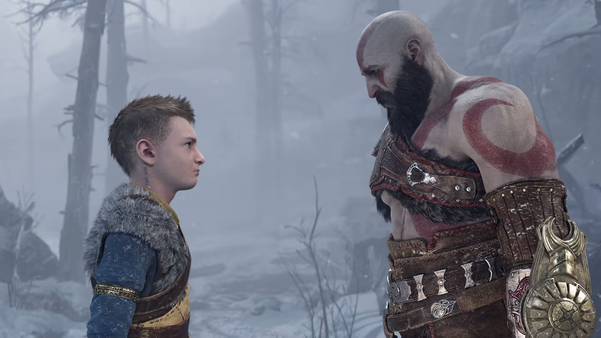Kratos Atreus from God Of War
