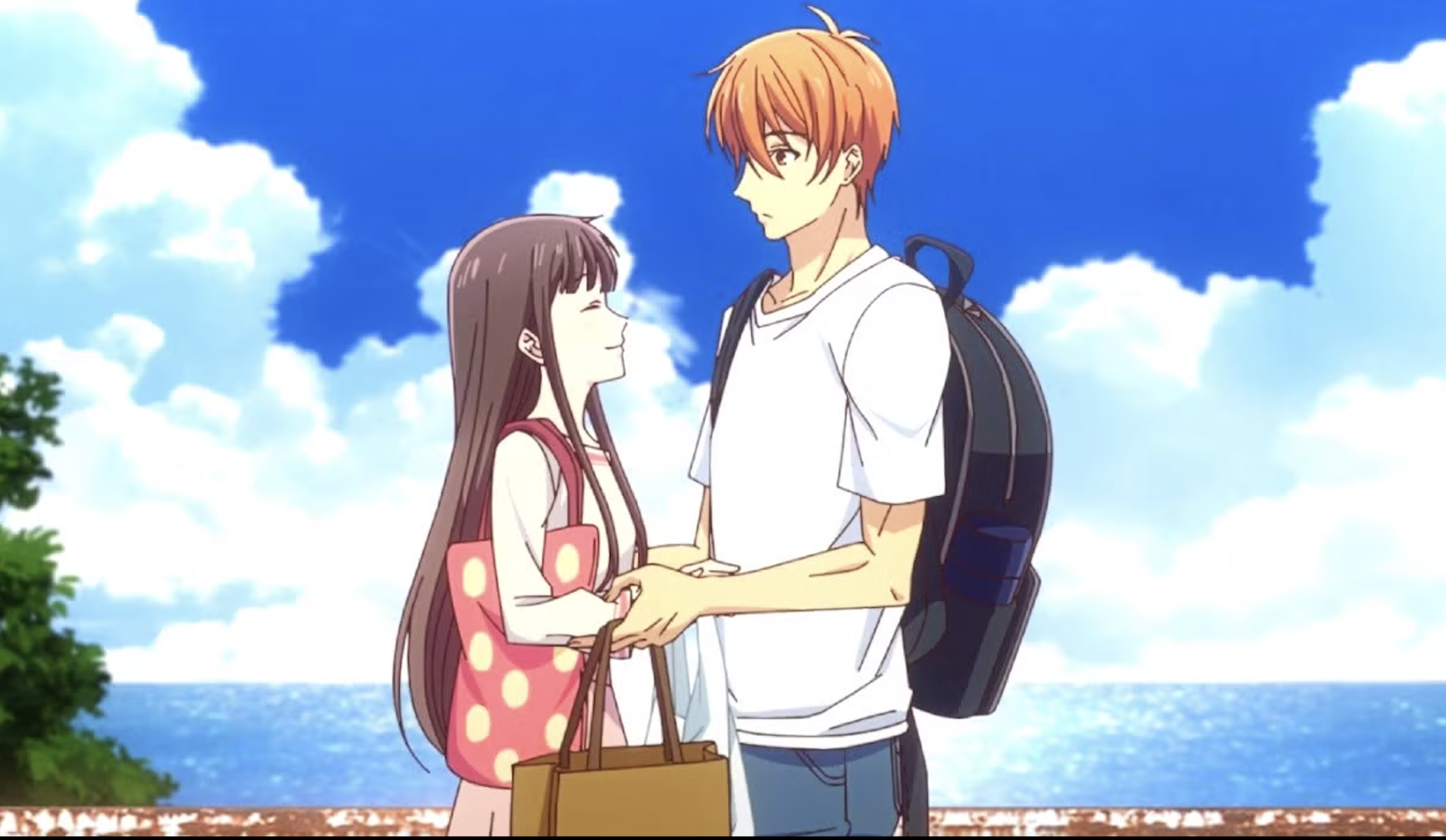 Kyo Sohma and Tohru Honda from Fruits Basket