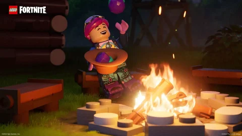 LEGO Fortnite cook food