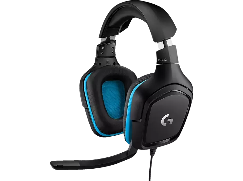 LOGITECH G432 Over ear Gaming Headset