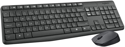 LOGITECH MK235 Combo Wireless Tastatur Maus Set