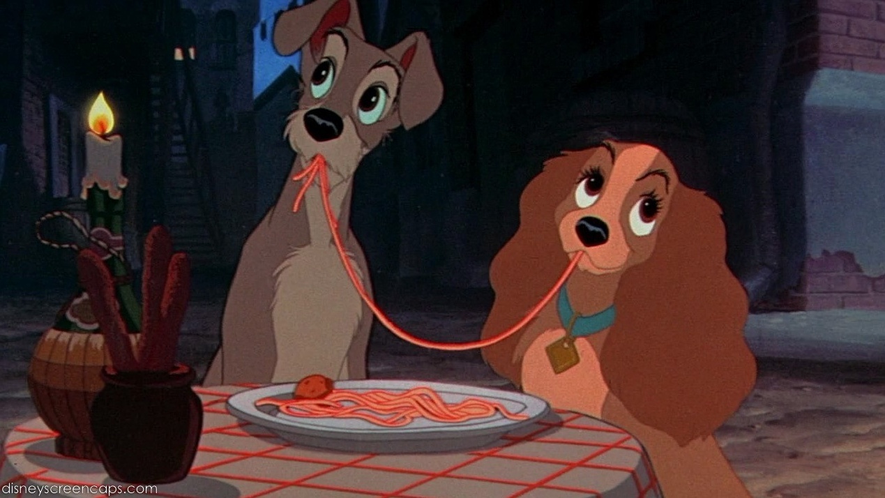 Lady and the Tramp 1955 Spaghetti cropped processed by imagy