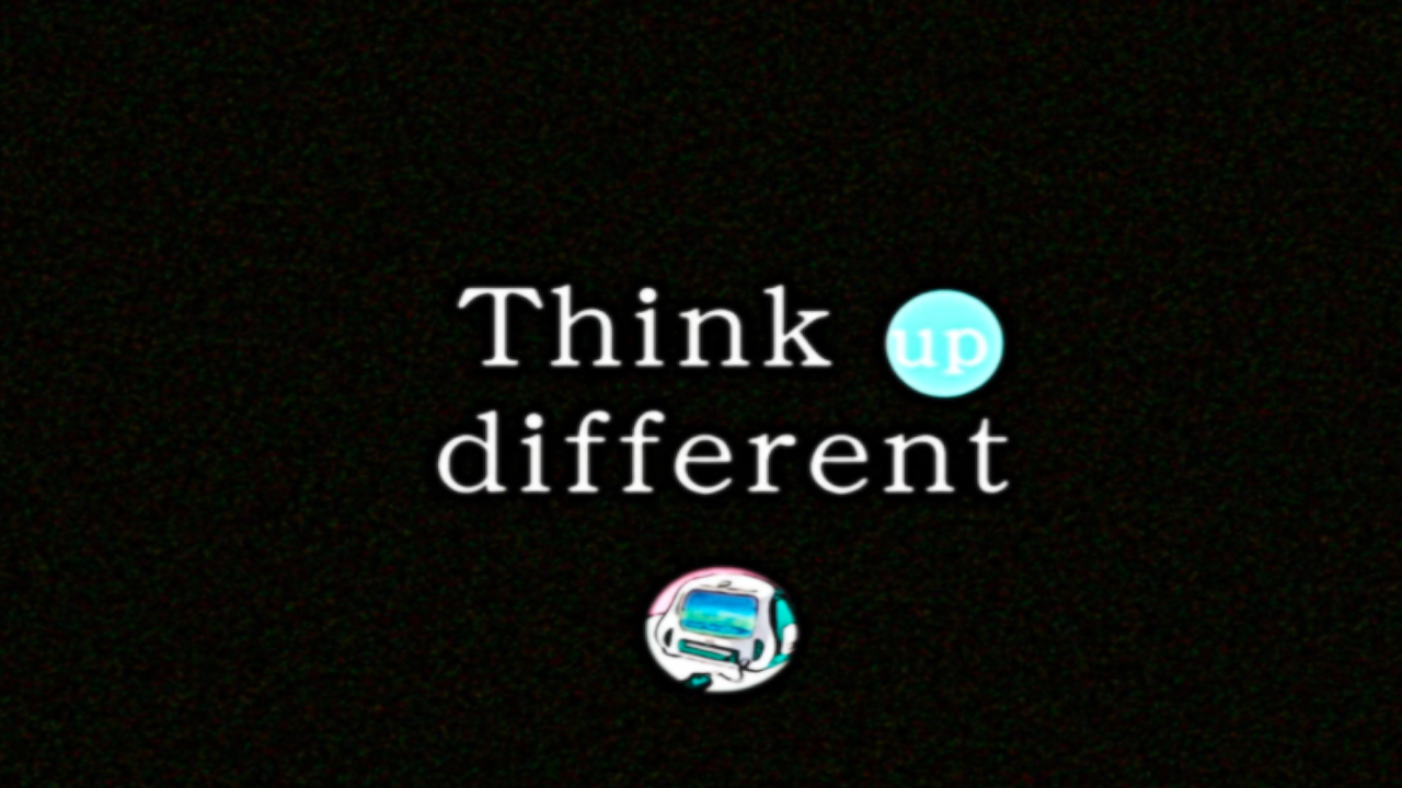 Lain Think Different Easter Egg