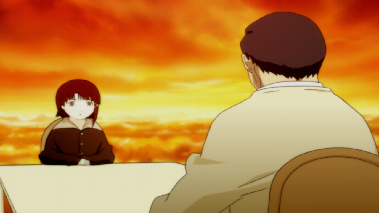 Lain Vater am Tisch eigener Screenshot