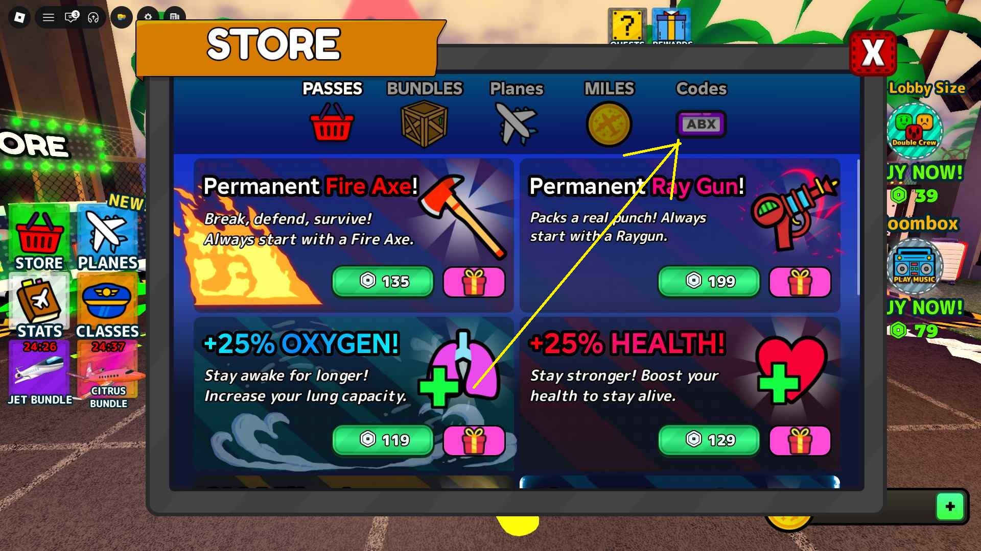 Land or Die How to Redeem Codes 2