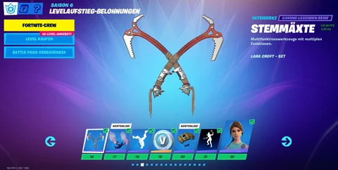 Lara Croft Cosmetics Fortnite