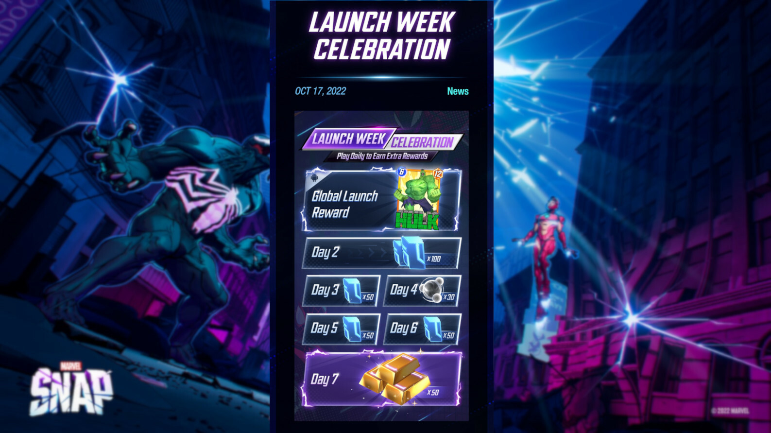 Launch Week Rewards