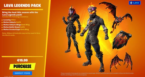 Lava Legends Pack