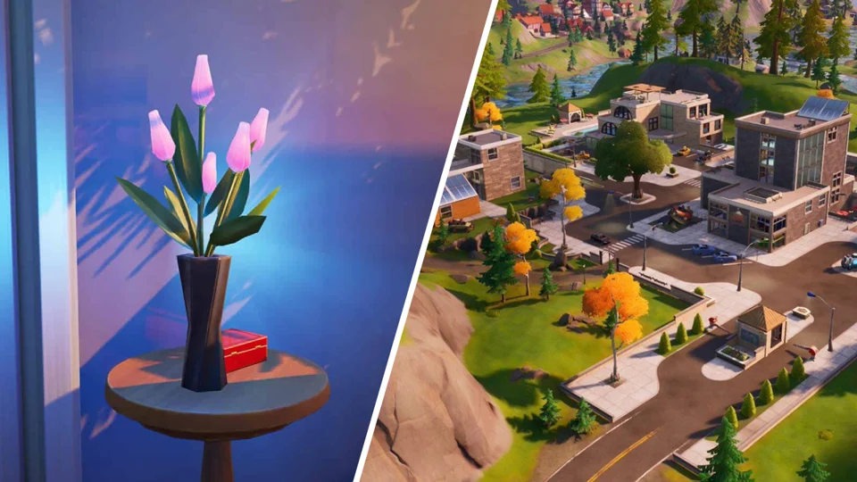 Fortnite Collect a Flower Vase at Lazy Lake EarlyGame