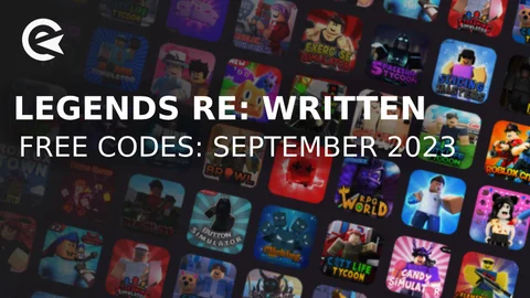 Legends Re Written codes september 2023