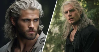 Liam Hemsworth Henry Cavill Witcher Side By Side