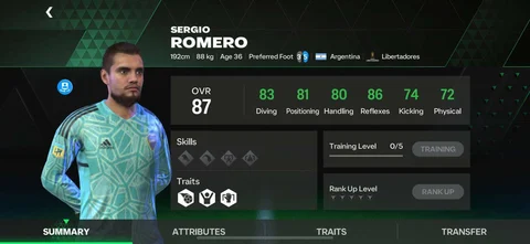 Libertadores Sergio Romero cheapest soltuino