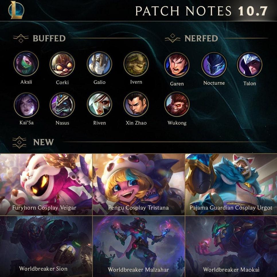 Lo L 10 7 CHANGES