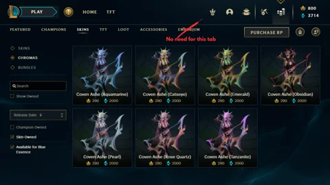 Lo L Blue Essence Emporium fail No need for this tab