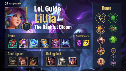 Geschatte Situatie Overleg LoL Champion Guide: Lillia, the Bashful Bloom | EarlyGame