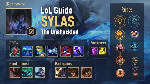 Grisling slå implicitte LoL Champion Guide: Sylas, The Unshackled | EarlyGame