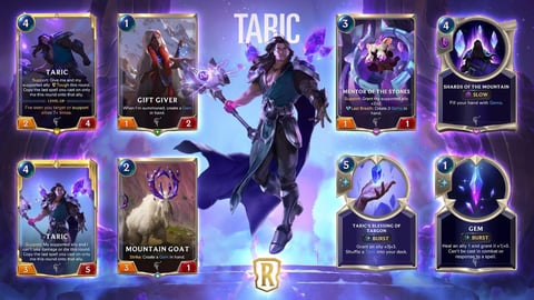 Lo R Taric cards