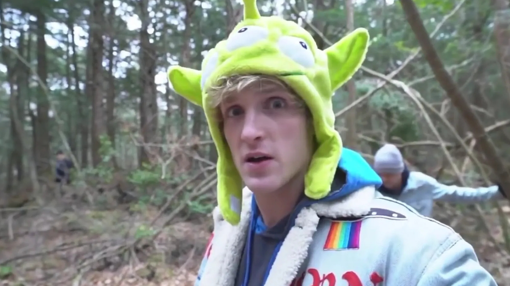 Logan Paul japan forest cropped processed by imagy