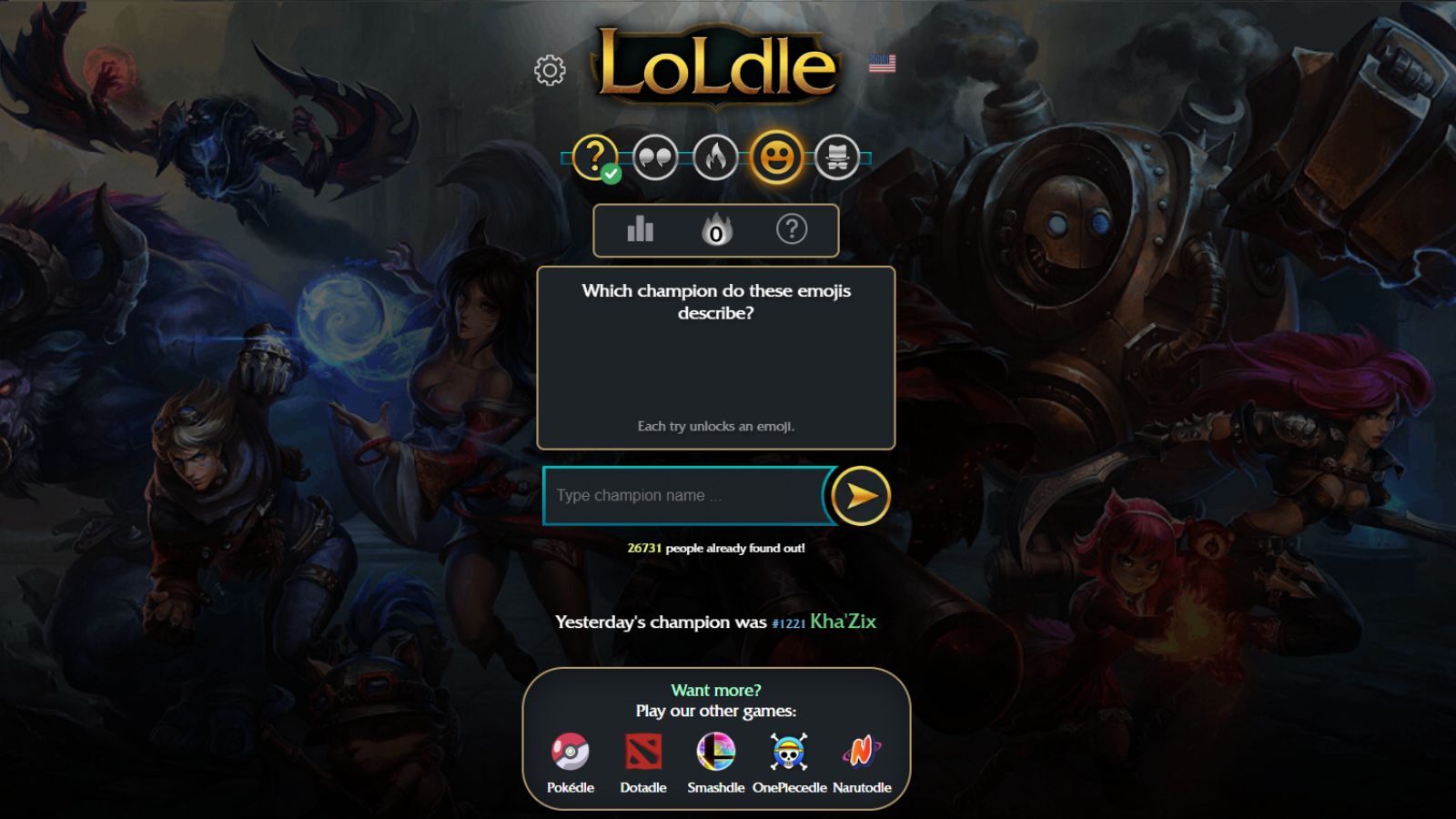 Loldle answers Emoji