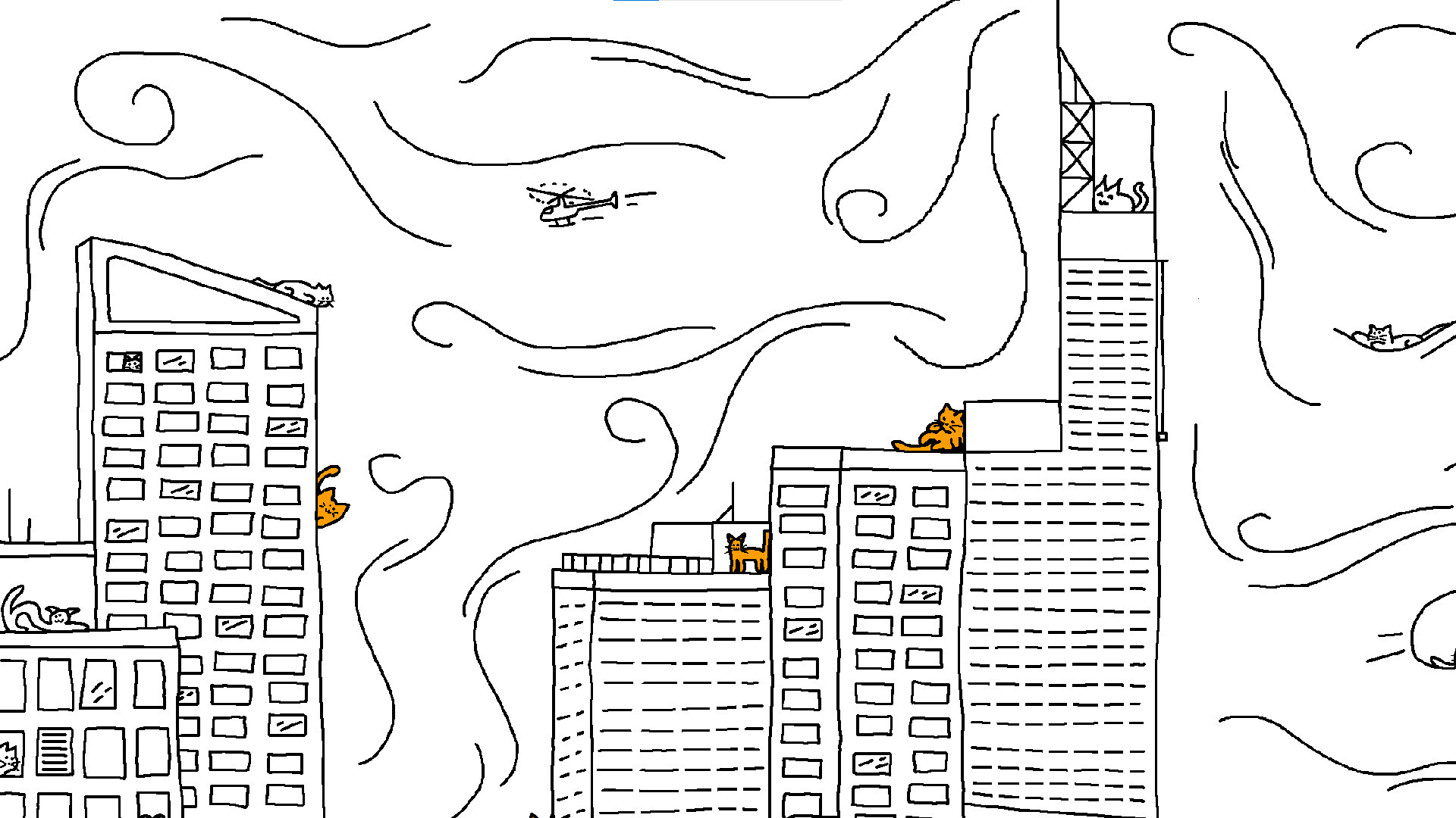Looking For Cats In a Badly Drawn City