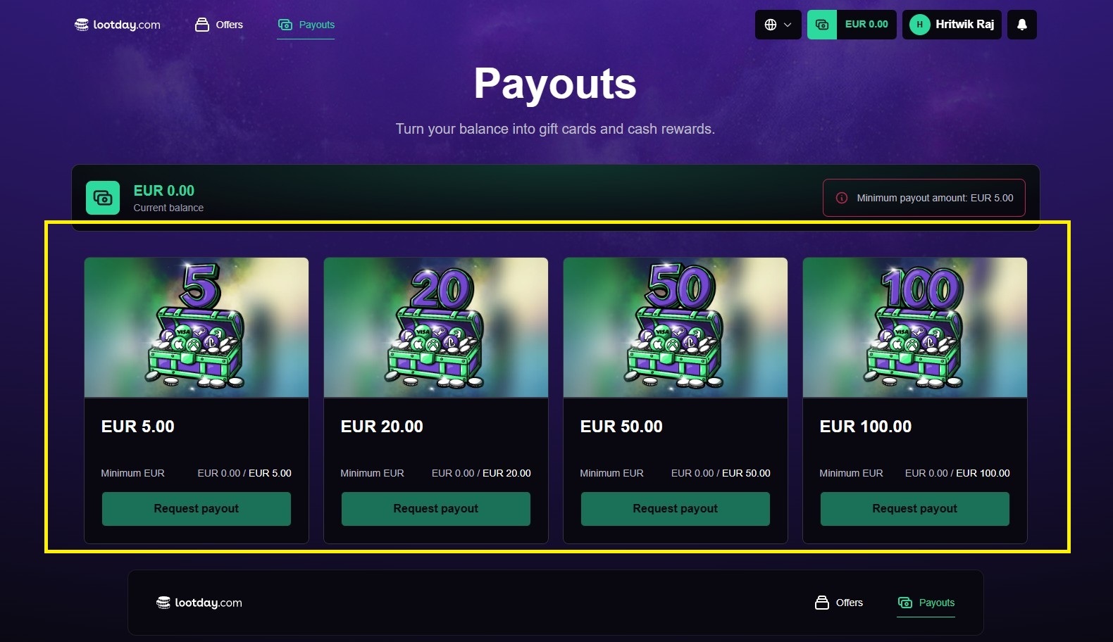 Lootday Earnings 5