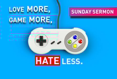Love more hate less Sunday