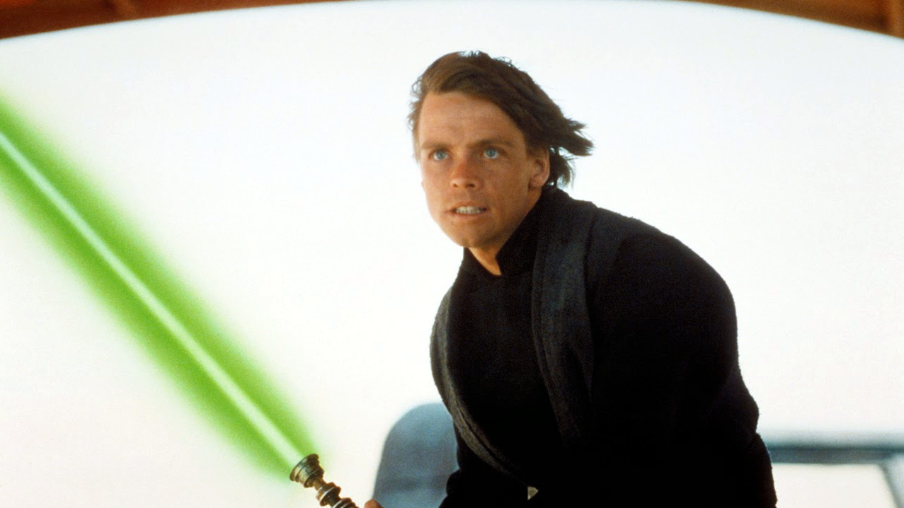 Luke Skywalkers Green Lightsaber