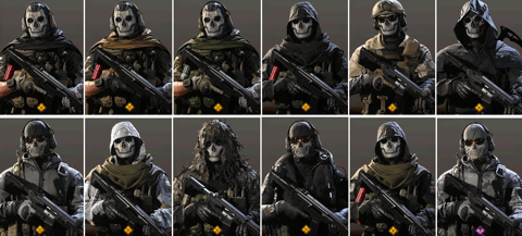 MW2 Vault Edition Ghost Skins