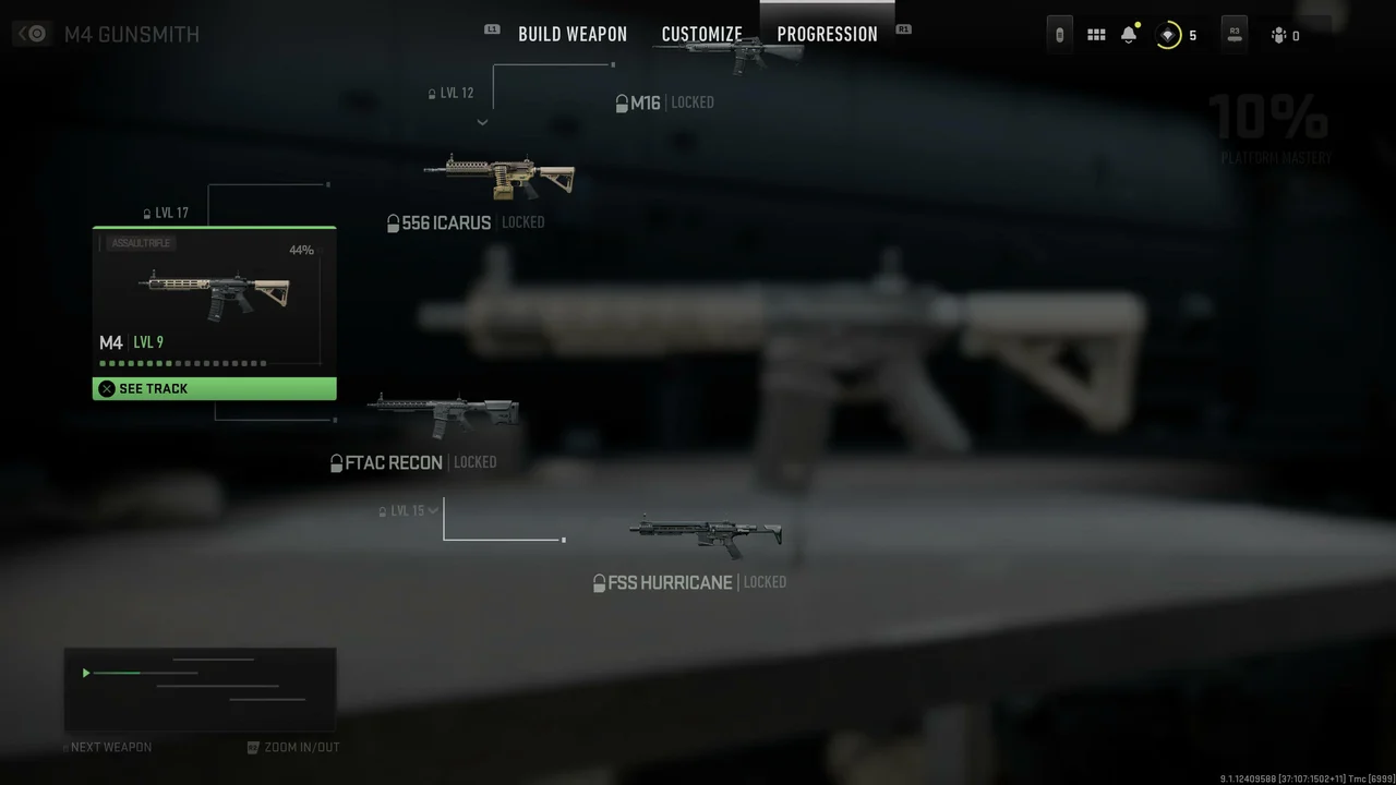 M4 unlock tree MW2 gunsmith