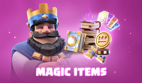 Magic Items Clash Royale Banner
