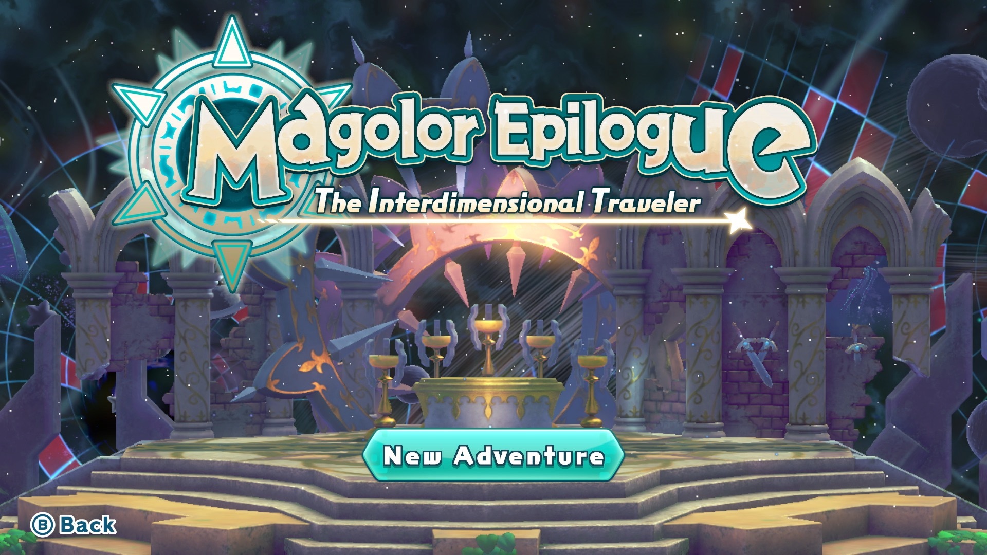 Magolor Epilogue Title Screen