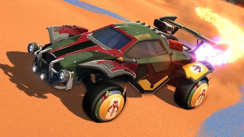 Mandalorian Rocket League car